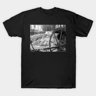 Waterfall on the Ivy Creek Greenway with Ruins T-Shirt